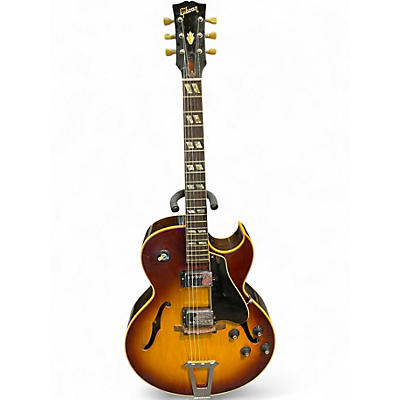 Vintage 1969 Gibson 1960s ES175 2 Tone Sunburst Hollow Body Electric Guitar