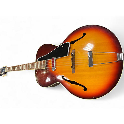 Vintage 1969 Gibson L-50 ARCHTOP  3 Color Sunburst Hollow Body Electric Guitar 3 Color Sunburst