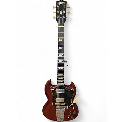 Vintage 1969 Gibson SG Standard with Maestro Vibrato Red Solid Body Electric Guitar