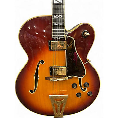 Vintage 1969 Gibson Super 400 Sunburst Hollow Body Electric Guitar