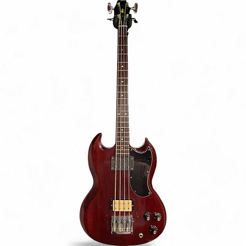 Gibson Vintage 1969 Gibson eb-3 modded Cherry Electric Bass Guitar Cherry