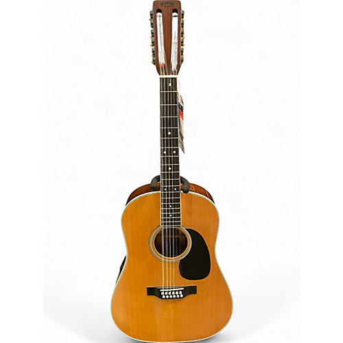 Vintage 1969 Martin D1235 Natural 12 String Acoustic Guitar Natural