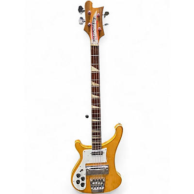 Vintage 1969 Rickenbacker 4001 Left Handed Mapleglo Electric Bass Guitar