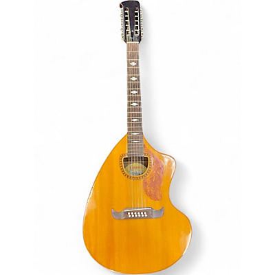 Vintage 1970 Giannini Craviola CRA 12s Amber 12 String Acoustic Guitar