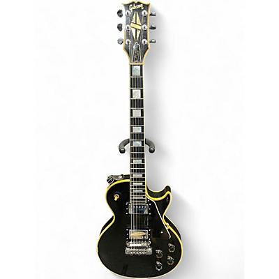 Vintage 1970 Gibson 1970 Les Paul Custom Black Solid Body Electric Guitar