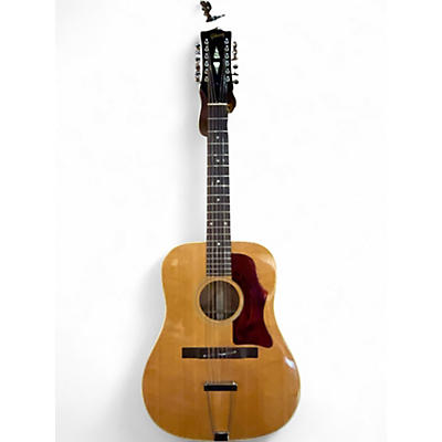 Vintage 1970 Gibson B45-12 Natural 12 String Acoustic Guitar
