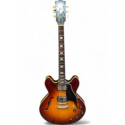 Vintage 1970 Gibson ES335 Sunburst Hollow Body Electric Guitar