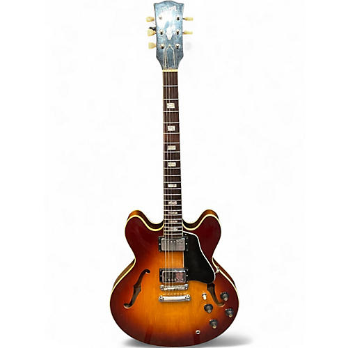 Vintage 1970 Gibson ES335 Sunburst Hollow Body Electric Guitar Sunburst