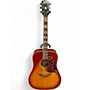 Vintage 1970 Gibson Hummingbird Heritage Cherry Sunburst Acoustic Electric Guitar Heritage Cherry Sunburst