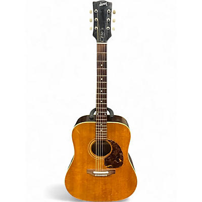 Vintage 1970 Gibson J50 Natural Acoustic Guitar