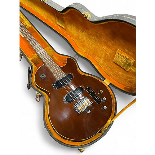 Vintage 1970 Gibson Les Paul Recording Bass brown Electric Bass Guitar brown