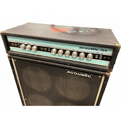 Vintage 1970s Acoustic ACOUSTIC 150 HEAD W/ 6X10 CABINET Bass Cabinet