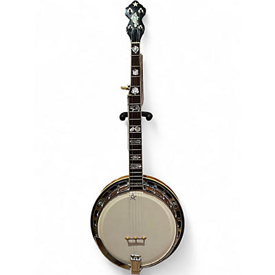 Vintage 1970s Alvarez Whyte Eagle Antique Burst Banjo