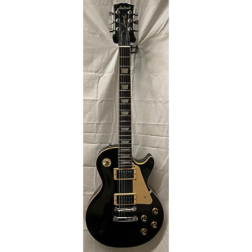 Aria Vintage 1970s Aria Pro Ii Standard Leopard Model Black Solid Body Electric Guitar Black