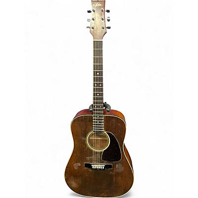 Vintage 1970s Aria lw15ms Natural Acoustic Guitar