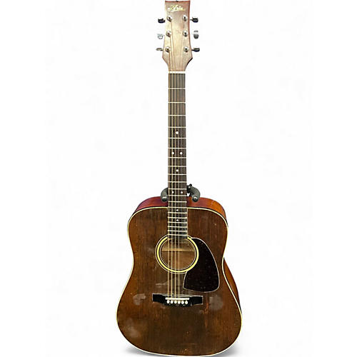 Vintage 1970s Aria lw15ms Natural Acoustic Guitar Natural
