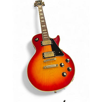 Vintage 1970s Aria mach-1 Cherry Sunburst Solid Body Electric Guitar