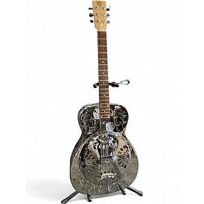 Vintage 1970s Dobro Model 36 Resonator Chrome Acoustic Guitar