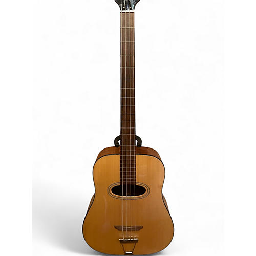 Vintage 1970s EKO BA-4 BASS Natural Acoustic Bass Guitar Natural