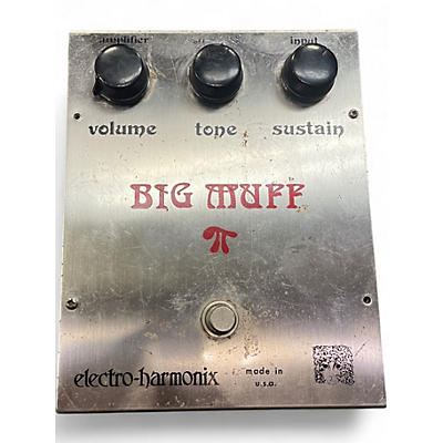 Vintage 1970s Electro-Harmonix 1970s Big Muff Pi Rams Head V2 Effect Pedal