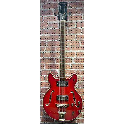 Epiphone Vintage 1970s Epiphone EA-260 Crimson Red Trans Electric Bass Guitar