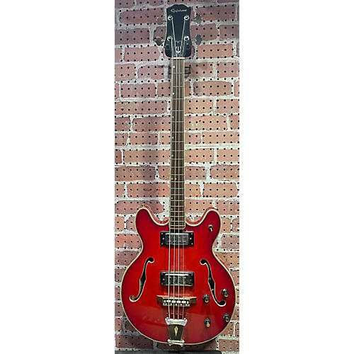 Epiphone Vintage 1970s Epiphone EA-260 Crimson Red Trans Electric Bass Guitar Crimson Red Trans