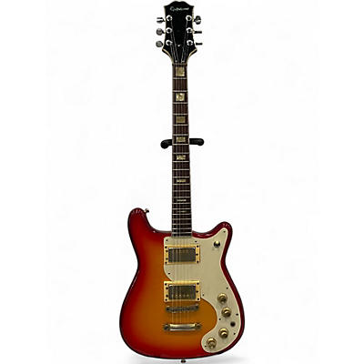 Vintage 1970s Epiphone ET-290 Cherry Sunburst Solid Body Electric Guitar