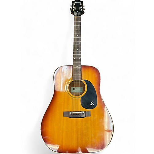 Epiphone Vintage 1970s Epiphone FT145SB Texan 2 Tone Sunburst Acoustic Guitar 2 Tone Sunburst