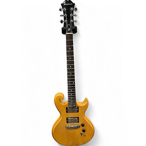 Vintage 1970s Epiphone SC450 SCROLL Natural Solid Body Electric Guitar Natural