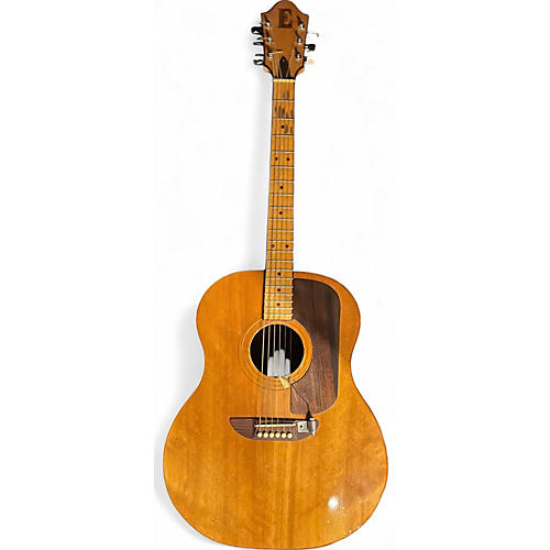 Vintage 1970s Ernie Ball EARTHWOOD ACOUSTIC Antique Natural Acoustic Electric Guitar Antique Natural