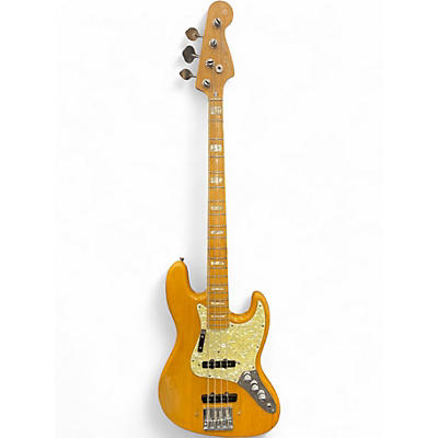 Vintage 1970s Fender 1970S Jazz Bass Natural Electric Bass Guitar