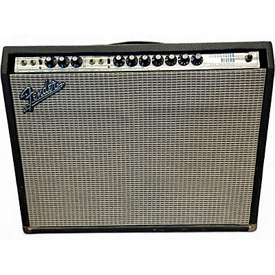 Vintage 1970s Fender Bandmaster Reverb TFL5005 ComboD Tube Guitar Combo Amp