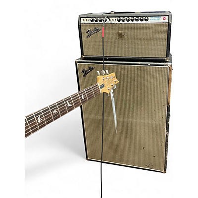 Vintage 1970s Fender DUAL SHOWMAN WITH 2X15 CABINET Tube Guitar Amp Head
