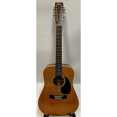 Fender Vintage 1970s Fender F-55 12 STRING Natural 12 String Acoustic Guitar