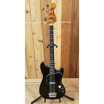 Fender Vintage 1970s Fender Musicmaster Black Electric Bass Guitar