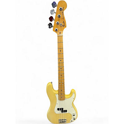Vintage 1970s Fender Precision Bass Buttercream Electric Bass Guitar