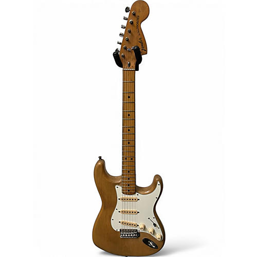 Vintage 1970s Fender Stratocaster Natural Solid Body Electric Guitar Natural