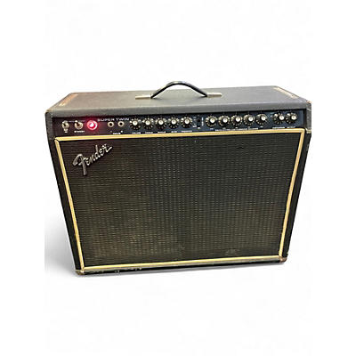 Vintage 1970s Fender Super Twin Tube Guitar Combo Amp