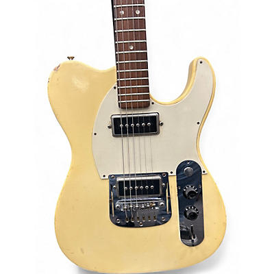 Vintage 1970s Framus 5/530 Worn TV Yellow Solid Body Electric Guitar