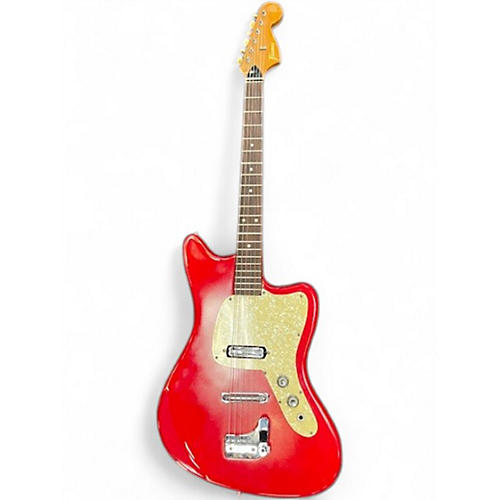 Vintage 1970s Framus JUNIOR 6 MODEL 10080 RED Solid Body Electric Guitar RED