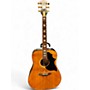 Vintage 1970s Gibson 1970s SJ Deluxe Natural Acoustic Guitar Natural