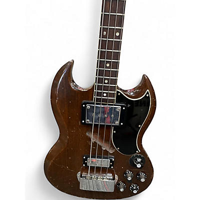 Vintage 1970s Gibson EB3 walnut Electric Bass Guitar