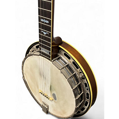 Vintage 1970s Gibson RB-250 Antique White Banjo Antique White