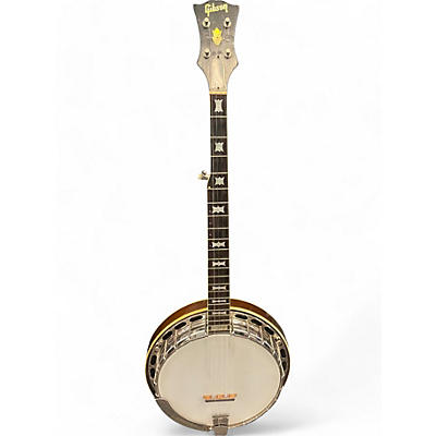 Vintage 1970s Gibson RB250 Natural Banjo