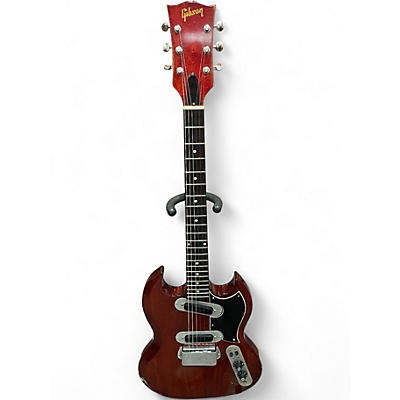 Vintage 1970s Gibson SG-200 Cherry Solid Body Electric Guitar