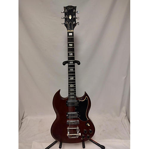 Gibson Vintage 1970s Gibson SG Cherry Solid Body Electric Guitar Cherry