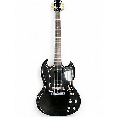 Vintage 1970s Gibson SG Special Black Solid Body Electric Guitar