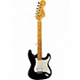 Vintage 1970s Goya STRAT STYLE BLACK Solid Body Electric Guitar BLACK