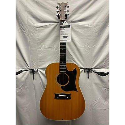 Vintage 1970s Grammer Guitar G10 Natural Acoustic Guitar
