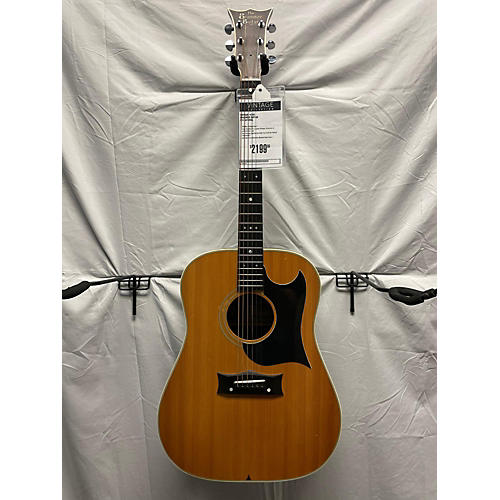 Vintage 1970s Grammer Guitar G10 Natural Acoustic Guitar Natural